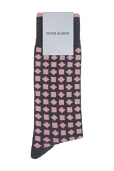 Diamonds Herrensocken - Rosa