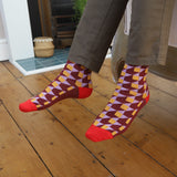 Dimensional Herrensocken - Kastanienbraun