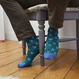 Elements Herrensocken - Blaugrün