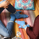 Crosslet Damensocken - Marineblau