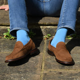 Mix Tape Men's Socks - Blue