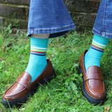 Crosslet Damensocken - Marineblau