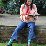 Crosslet Damensocken - Marineblau