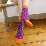 Parallel Women's Socks - Purple