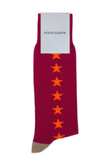 Starfall Men's Socks - Chilli