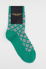 Clover Women's Socks - Teal
