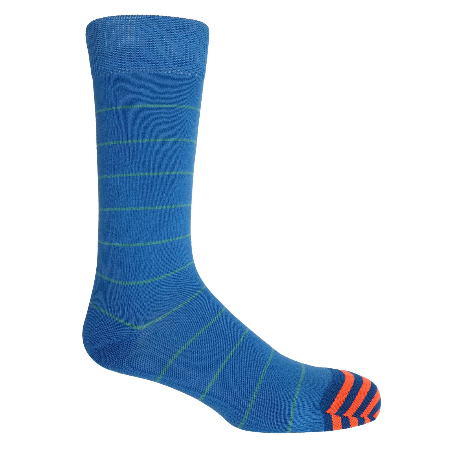 Thin Stripe Men's Socks - Blue Peper Harow Thin Stripe Men's Socks - Blue Peper Harow