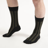 Vector Stripe Men's Socks - Black