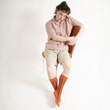 Vector Stripe Men's Socks - Orange
