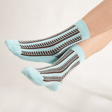 Vector Stripe Women's Socks - Blue
