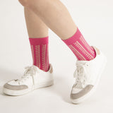 Vector Stripe Women's Socks - Pink