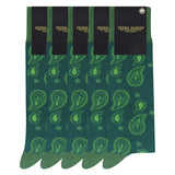Groomsmen’s Socks Bundle - Paisley Green