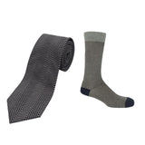 Grey Lux Taylor Tie & Socks Groom's Set