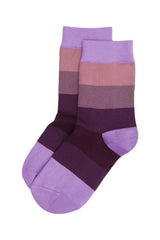 Blockstreifen Damensocken - Twilight