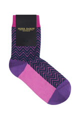 Metaverse Women's Socks - Purple