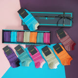Retro Stripe Women’s Trainer Socks Gift Box