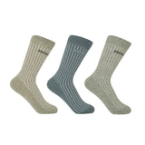 Damensocken-Paket – Recycelte Rippensocken