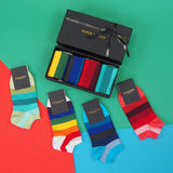 Block Stripe Women’s Trainer Socks Gift Box