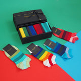 Block Stripe Women’s Trainer Socks Gift Box