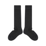 Women's Wool Boot Socks - Charcoal