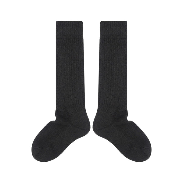 Women's Wool Boot Socks - Charcoal