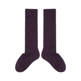 Women's Wool Boot Socks - Purple