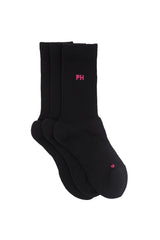 Peper Harow black Essential women's luxury sport socks topshot
