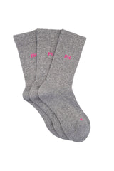 Peper Harow grey Essential women's luxury sport socks fan topshot