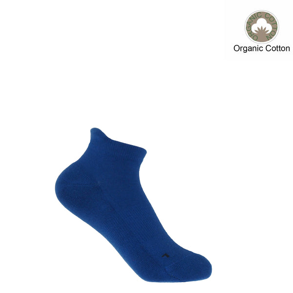 Organic Women's Trainer Sport Socks - Blue