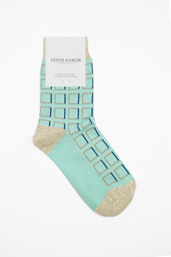 Cube Women's Socks - Blue