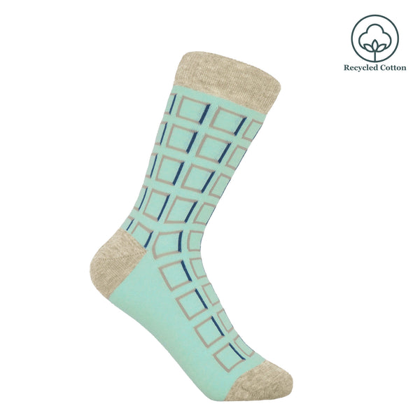 Cube Women's Socks - Blue