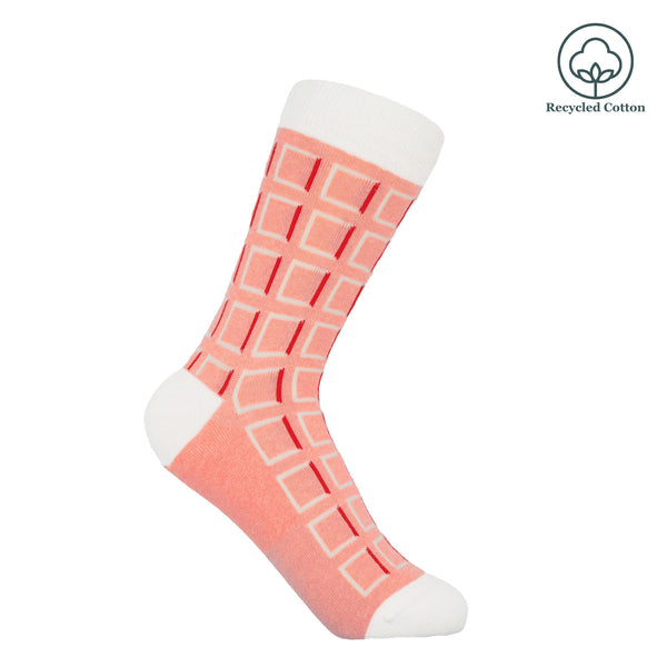 Cube Women's Socks - Pink