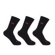 3 Pack Essential Women's Sport Socks - Black