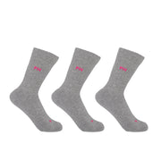 3 Pack Essential Women's Sport Socks - Grey