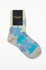 Jigsaw Women's Socks - Blue