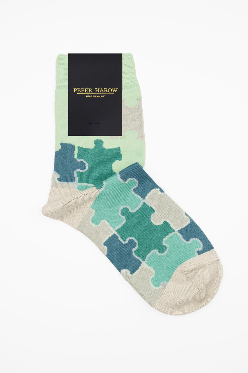 Jigsaw Women's Socks - Green
