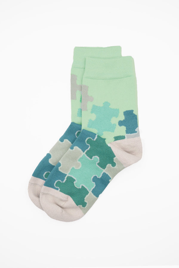 Jigsaw Women's Socks - Green