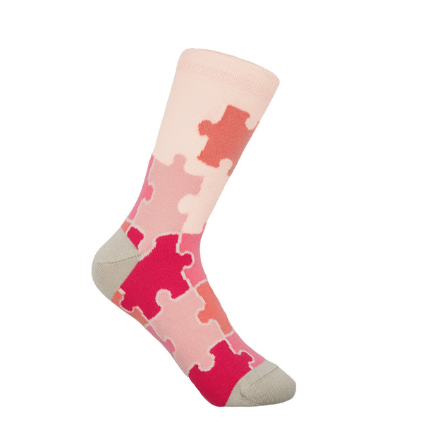Jigsaw Women's Socks - Pink