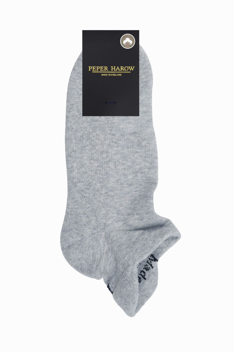 Organic Women's Trainer Sport Socks - Grey