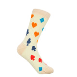 Royal Flush Women's Socks - Beige