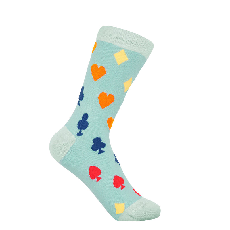 Royal Flush Women's Socks - Blue