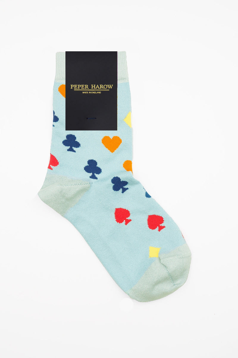 Royal Flush Women's Socks - Blue