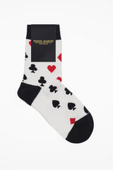 Royal Flush Women's Socks - White