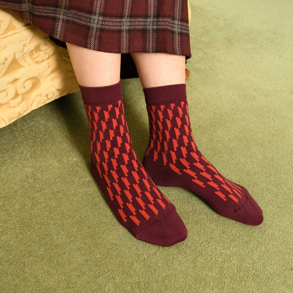 Scooby Women's Socks - Maroon