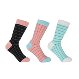 Dash Women's Socks Bundle - Black, Pink & Mint