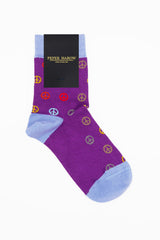 Peace Women's Socks - Purple