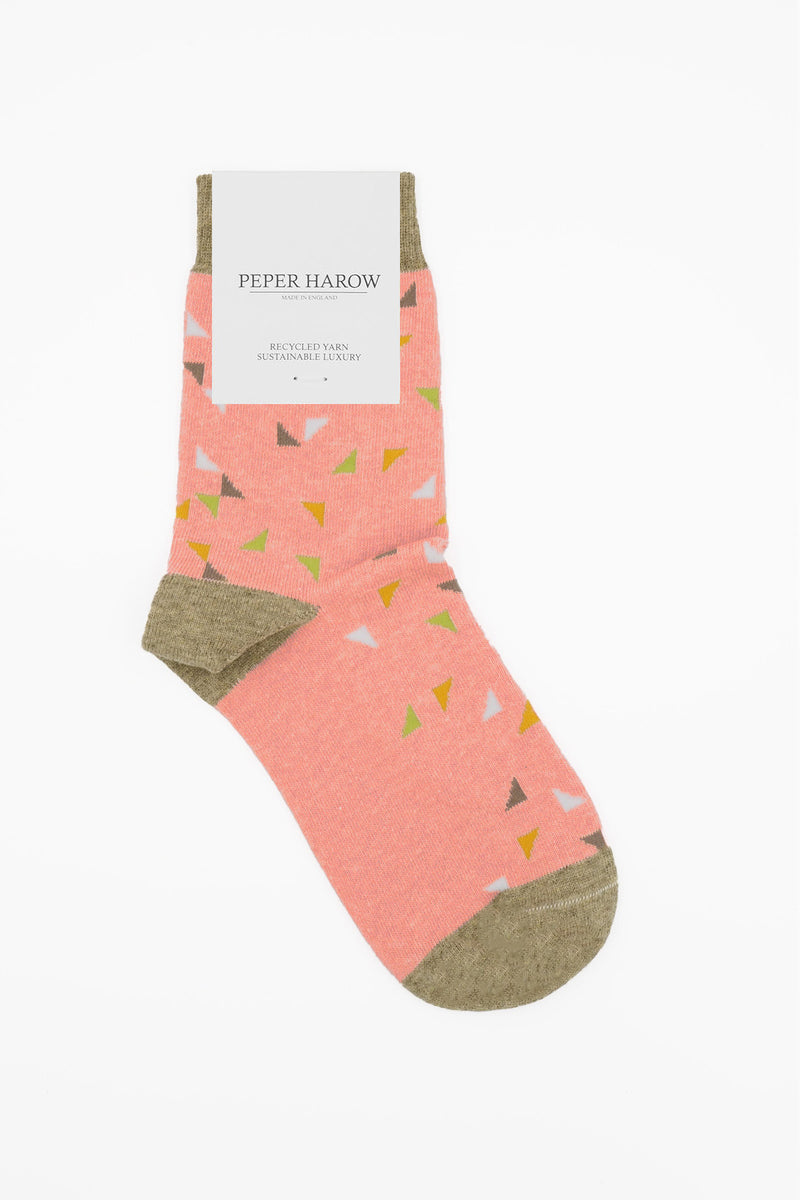Trilateral Women's Socks - Pink