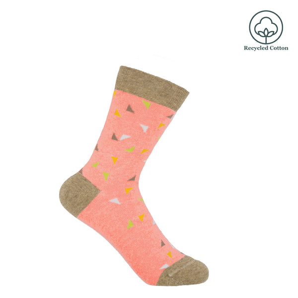 Trilateral Women's Socks - Pink