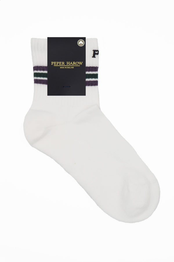 Peper Harow Wimbledon Organic women's sport luxury socks rider