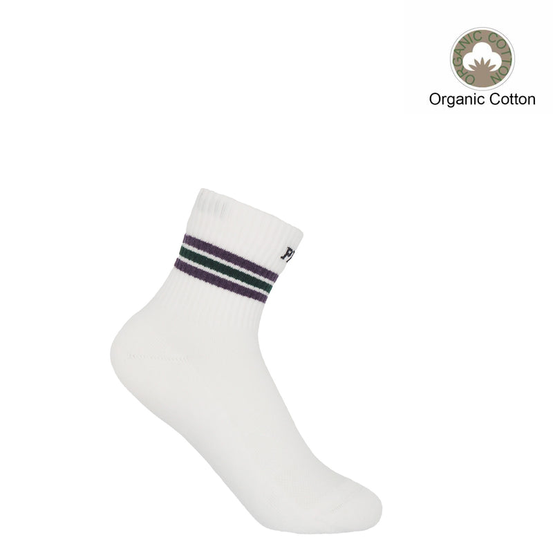 Peper Harow Wimbledon Organic women's sport luxury socks